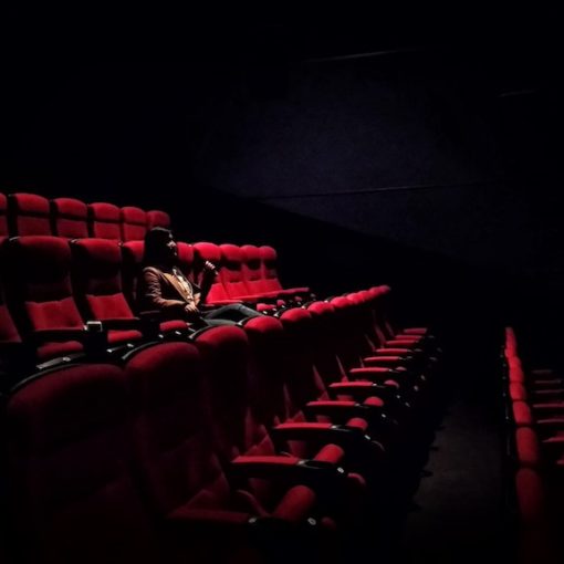Woman in a Cinema