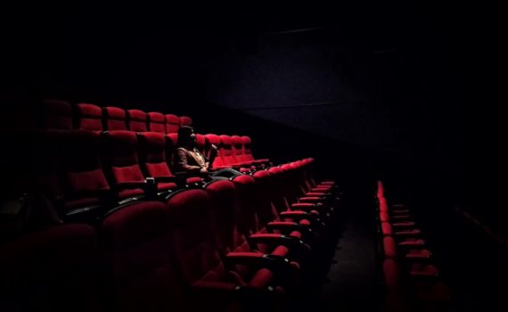 Woman in a Cinema